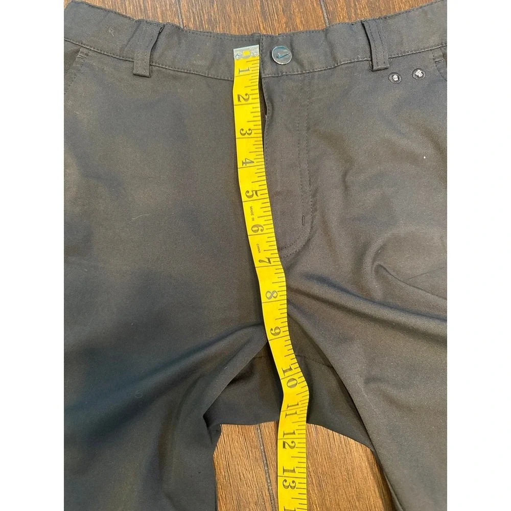 Nike Golf Shorts Kids Medium‎ Black Performance Adjustable Waist 452602-010